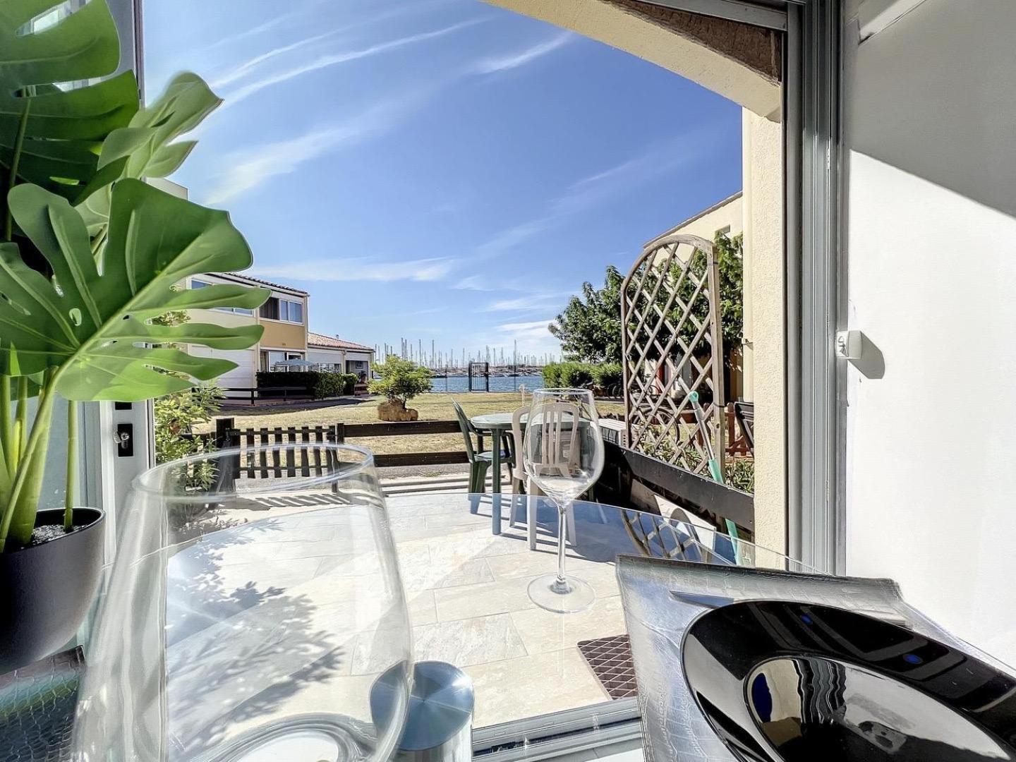 Studio Prestige Avec Terrasse, Ile Des Pecheurs, Vue Port アグド エクステリア 写真