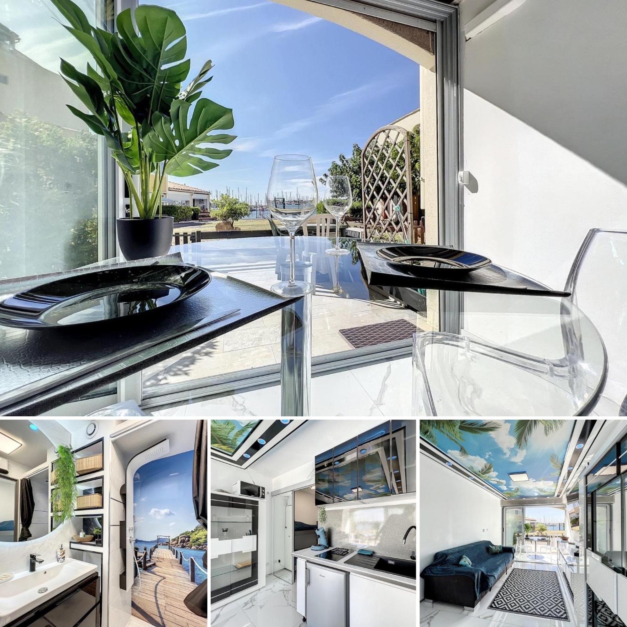 Studio Prestige Avec Terrasse, Ile Des Pecheurs, Vue Port アグド エクステリア 写真